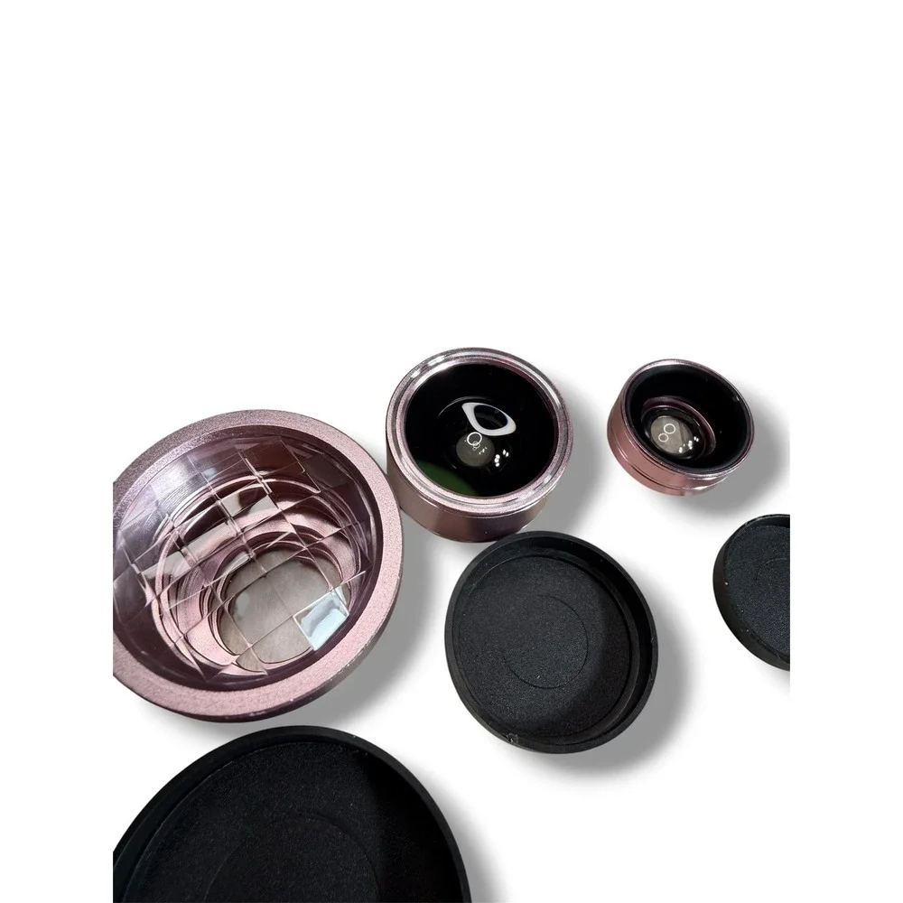 Swarovski Pink Crystal Smartphone Lens Set 5493075 Clip-On Fisheye Macro Wide‎
